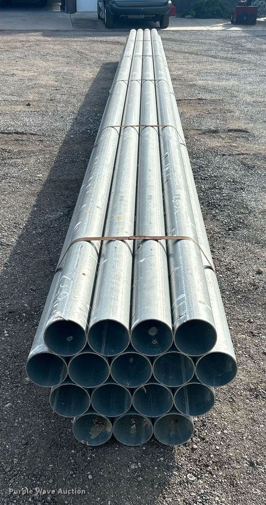 image for item NB9331  Approximately 16 galvanized pipes