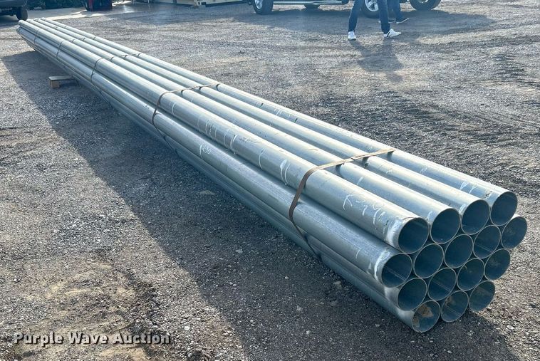 image for item NB9331  Approximately 16 galvanized pipes
