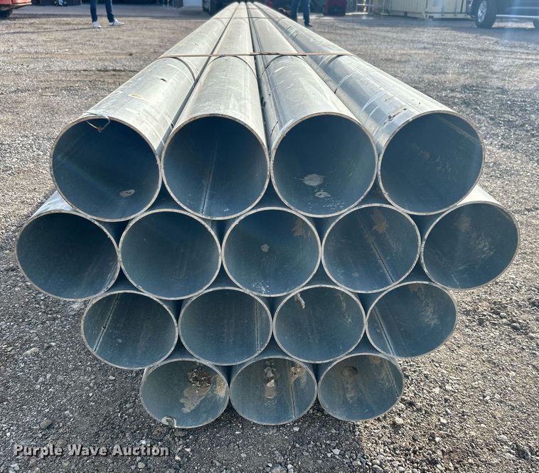 image for item NB9331  Approximately 16 galvanized pipes