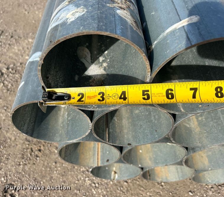 image for item NB9331  Approximately 16 galvanized pipes