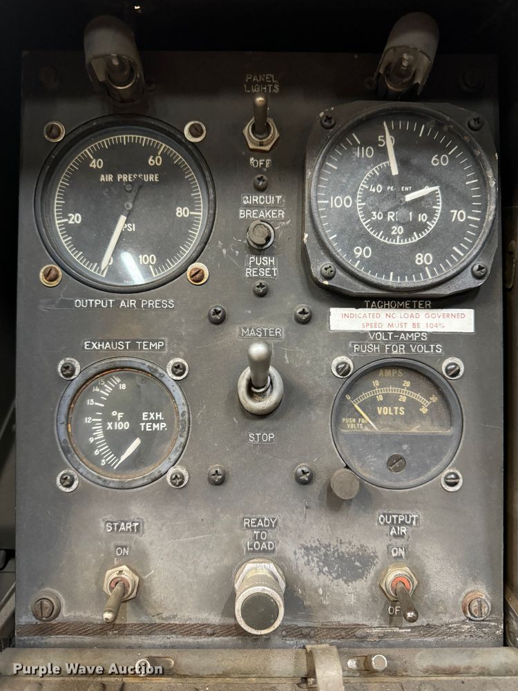 image for item NB9512 USAF jet engine compressor 