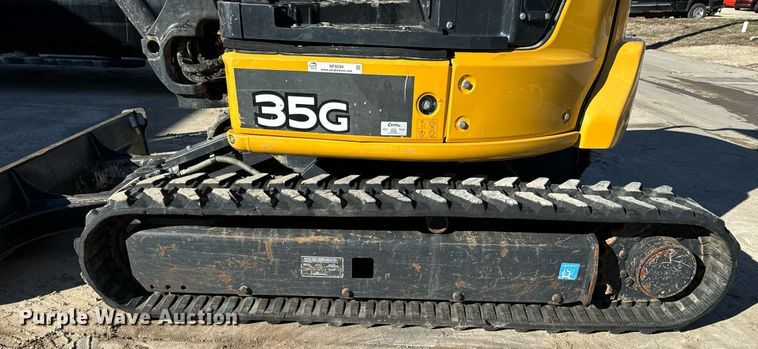 image for item NF9294 2020 John Deere  35G mini excavator