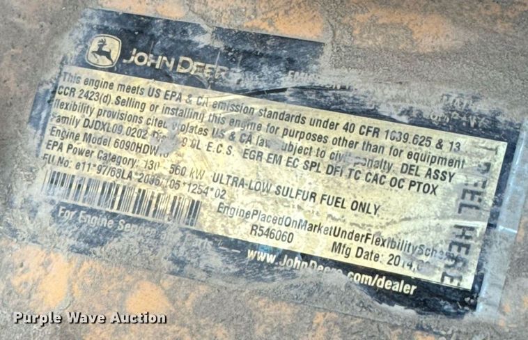 image for item NF9367 2014 John Deere 300D Series II haul truck