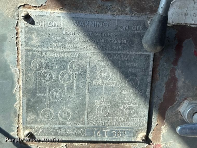 image for item NJ9401 Link-Belt HC-48 crane