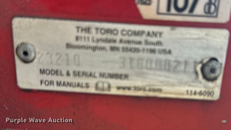 image for item NT9007 Toro STX26 stump grinder