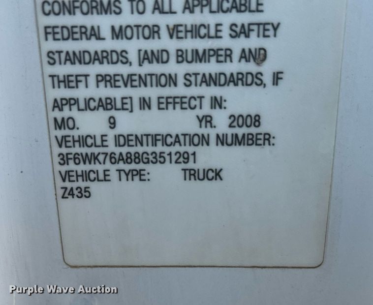 image for item NU9329 2008 Sterling  Bullet 5500 utility / service truck