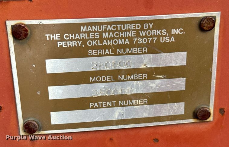 image for item NU9430 1993 Ditch Witch 3500DD trencher