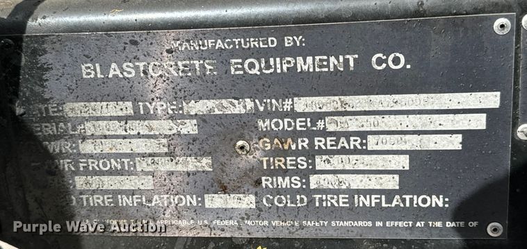 image for item NU9485 2019 Blastcrete  DA-350  seal coat applicator