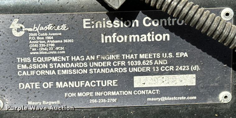 image for item NU9485 2019 Blastcrete  DA-350  seal coat applicator