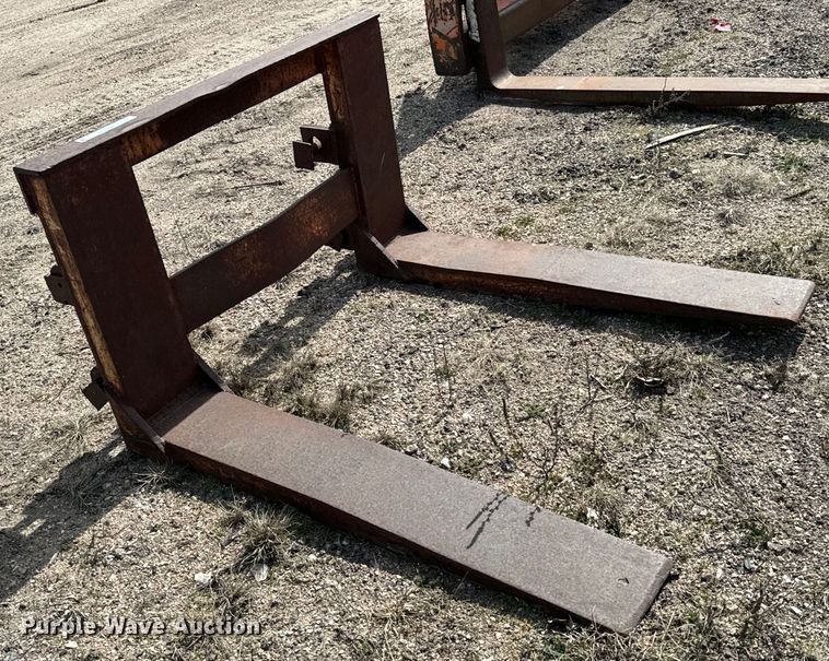 image for item NU9486 Shop built  backhoe forks