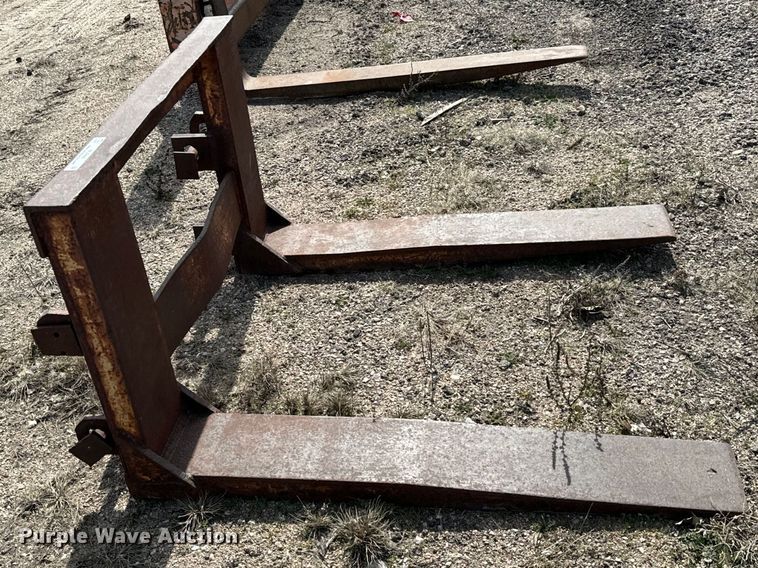 image for item NU9486 Shop built  backhoe forks