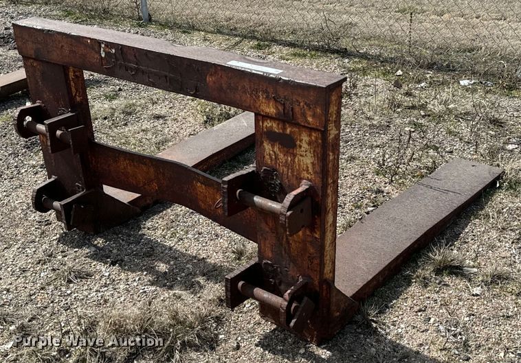 image for item NU9486 Shop built  backhoe forks