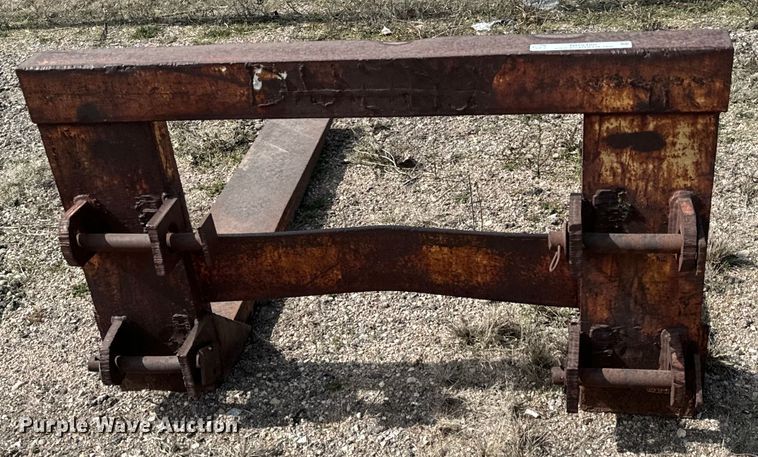 image for item NU9486 Shop built  backhoe forks