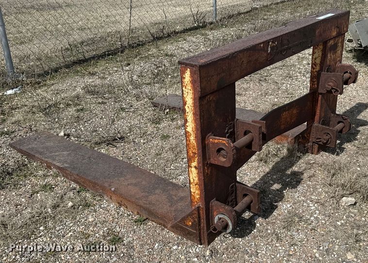 image for item NU9486 Shop built  backhoe forks