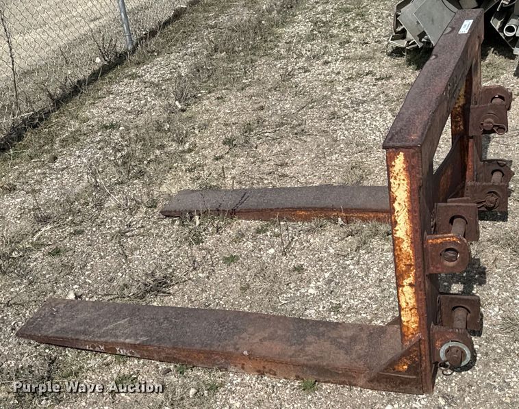 image for item NU9486 Shop built  backhoe forks