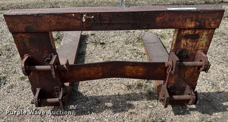 image for item NU9486 Shop built  backhoe forks