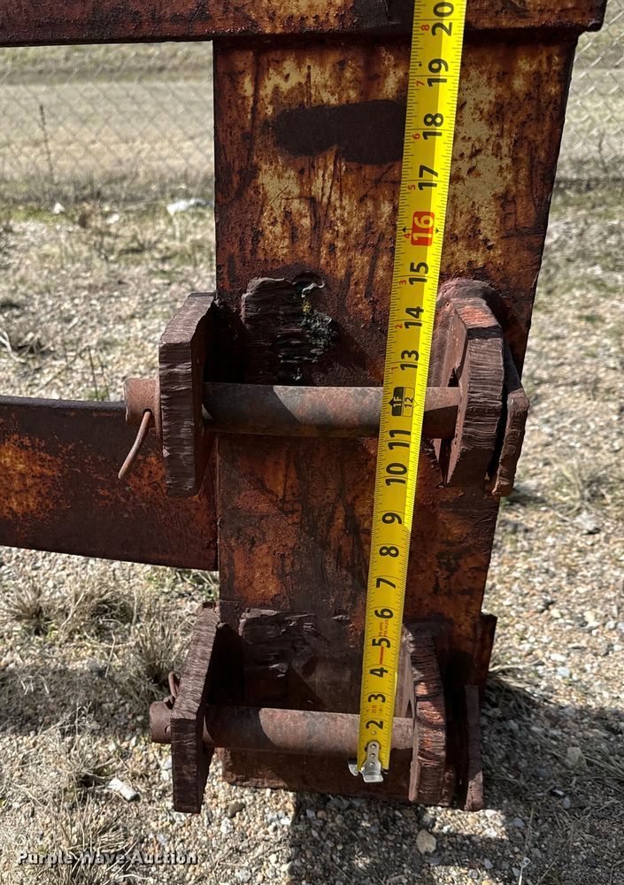 image for item NU9486 Shop built  backhoe forks