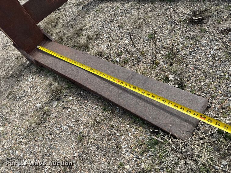 image for item NU9486 Shop built  backhoe forks