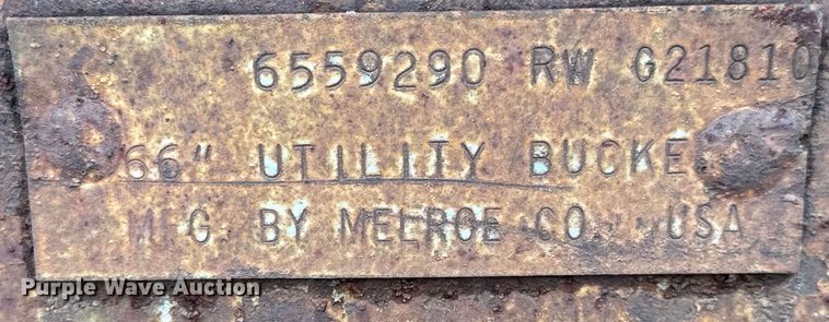 image for item NU9495 Melroe skid steer bucket