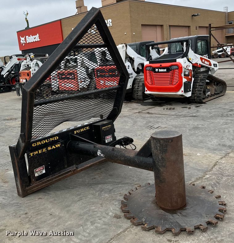 image for item NU9510 Harleman Ground Force HR970 skid steer tree saw