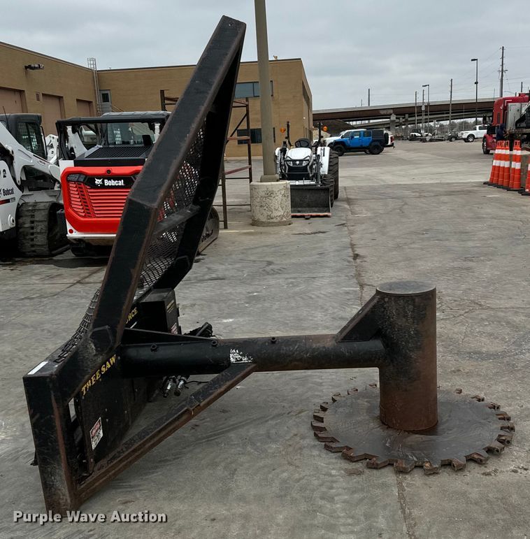 image for item NU9510 Harleman Ground Force HR970 skid steer tree saw