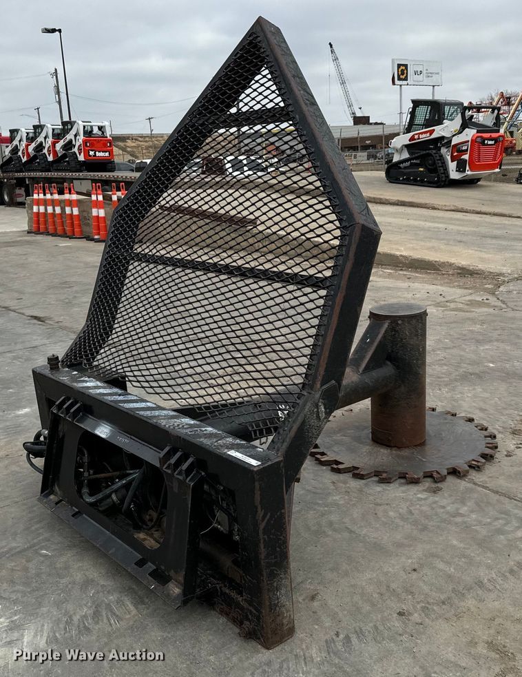 image for item NU9510 Harleman Ground Force HR970 skid steer tree saw