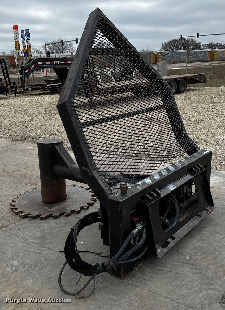 image for item NU9510 Harleman Ground Force HR970 skid steer tree saw