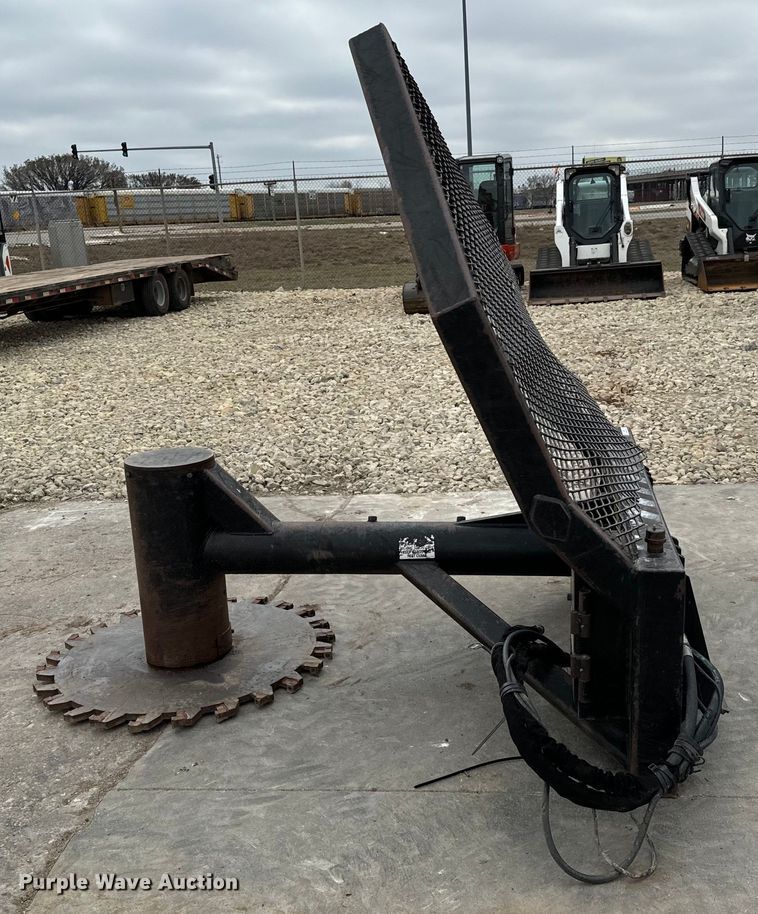 image for item NU9510 Harleman Ground Force HR970 skid steer tree saw