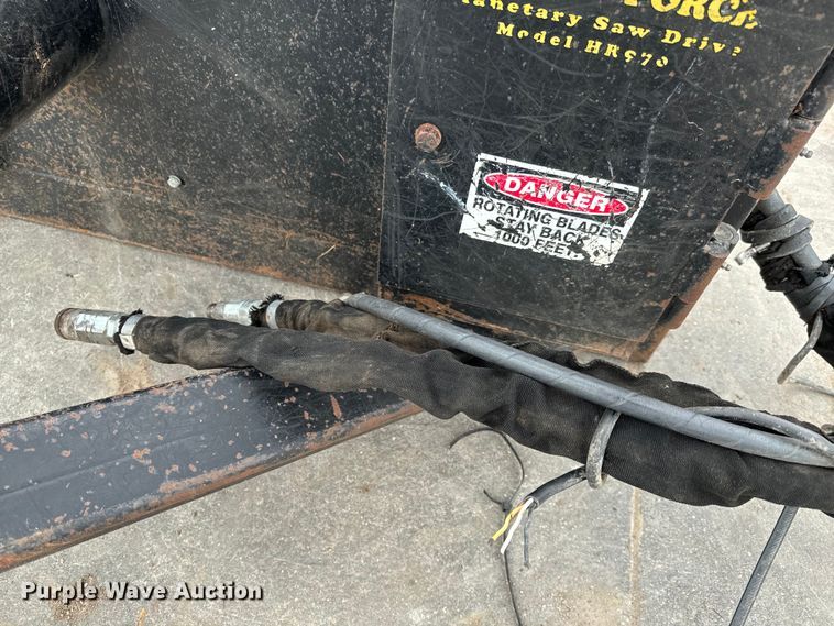 image for item NU9510 Harleman Ground Force HR970 skid steer tree saw