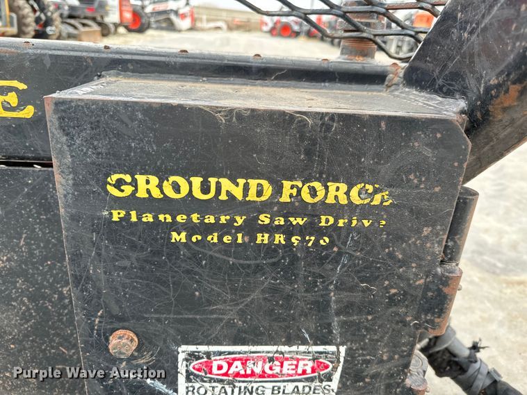 image for item NU9510 Harleman Ground Force HR970 skid steer tree saw