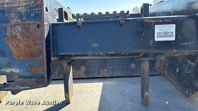 image for item NU9548 Kubota SG2584 skid steer grader