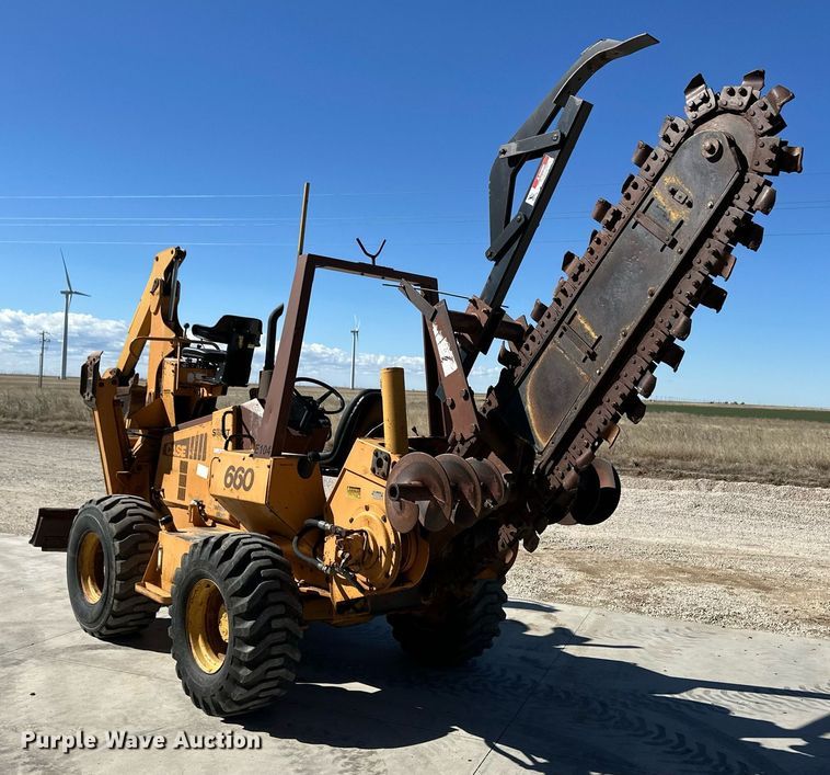 image for item OA9570 1992 Case 660 trencher