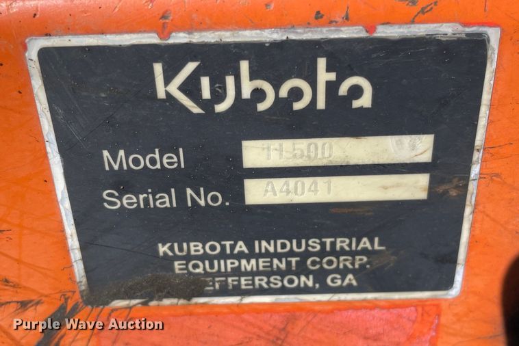 image for item OG9817 2013 Kubota  B26 backhoe