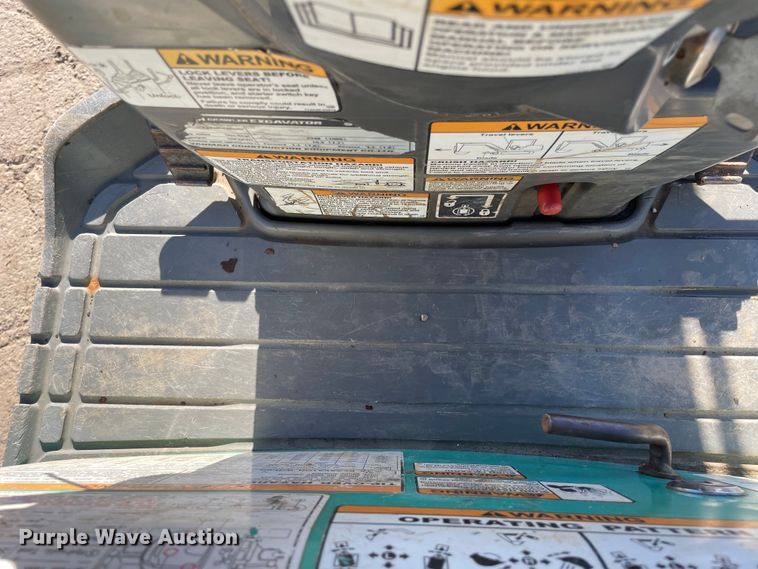 image for item OG9818 2011 Yanmar  SV08 mini excavator