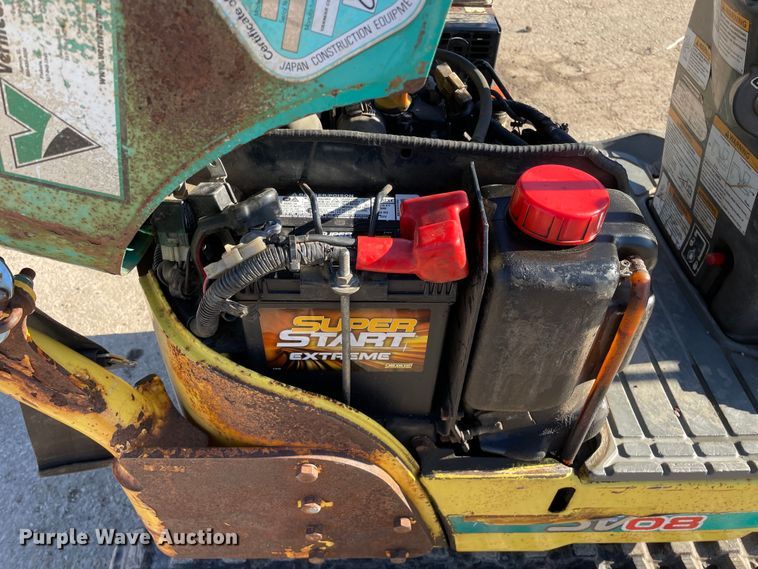 image for item OG9818 2011 Yanmar  SV08 mini excavator