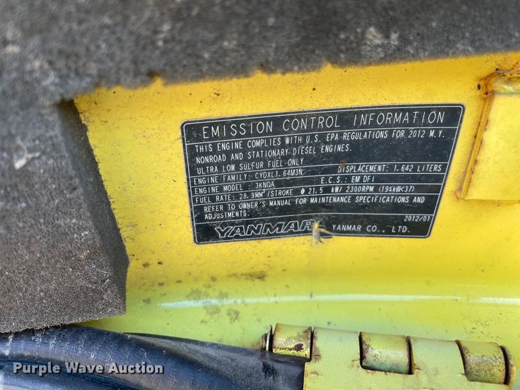 image for item OG9821 2012 Yanmar  Vi035 mini excavator