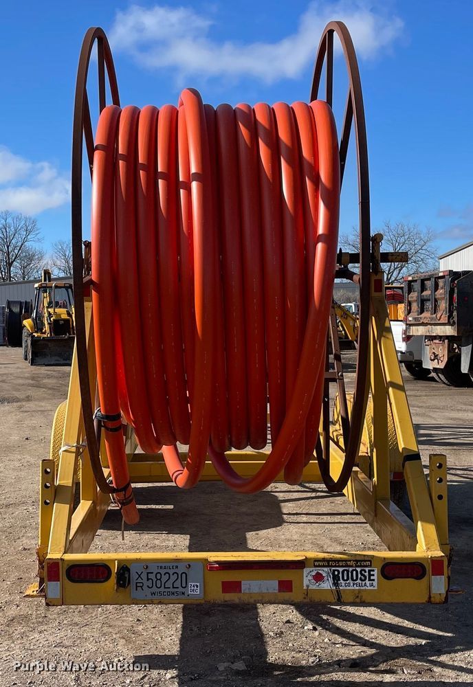 image for item OG9824 2015 Roose Mfg. Co. UL-335 reel trailer