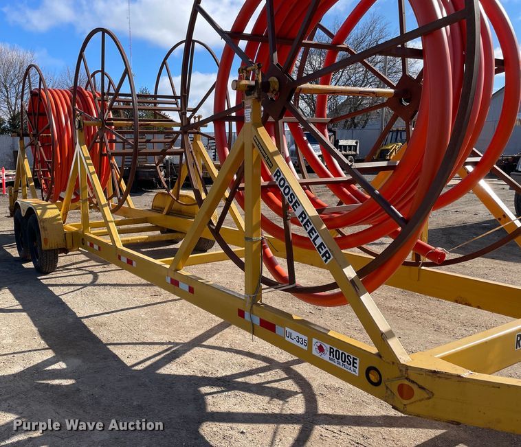 image for item OG9824 2015 Roose Mfg. Co. UL-335 reel trailer