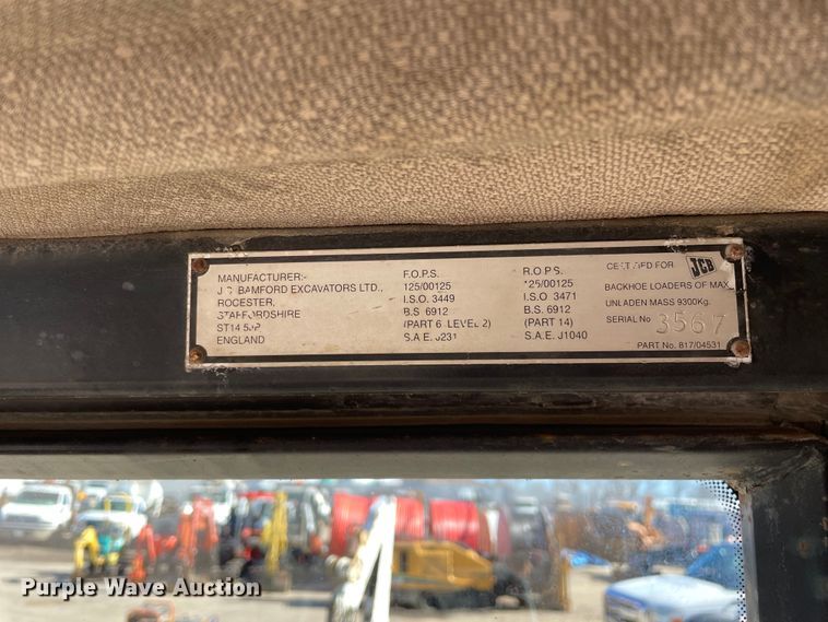 image for item OG9826 1997 JCB 214 Series 3 backhoe