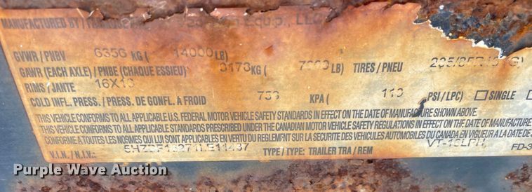 image for item OG9836 2011 Vermeer  LP555DT vacuum excavator