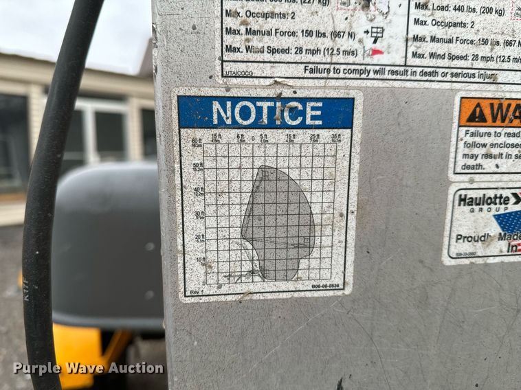 image for item OJ9536 2018 Haulotte 4527A boom lift