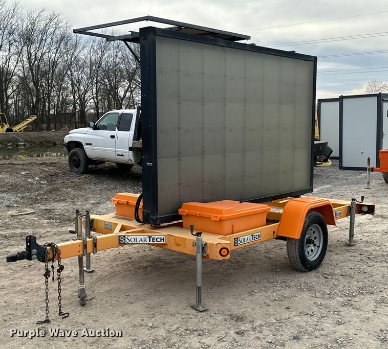 image for item OJ9603 2014 SolarTech Silent Messenger message board trailer