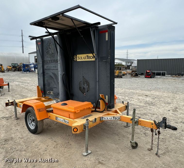 image for item OJ9603 2014 SolarTech Silent Messenger message board trailer