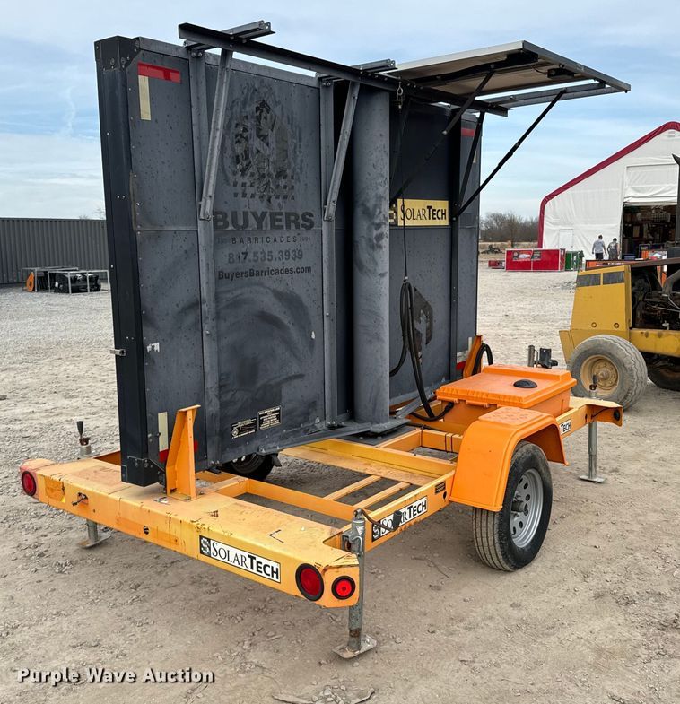 image for item OJ9603 2014 SolarTech Silent Messenger message board trailer