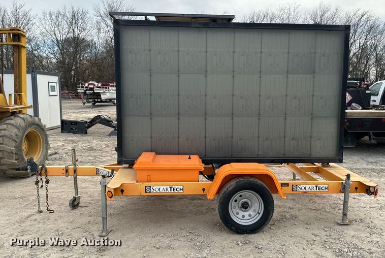 image for item OJ9603 2014 SolarTech Silent Messenger message board trailer