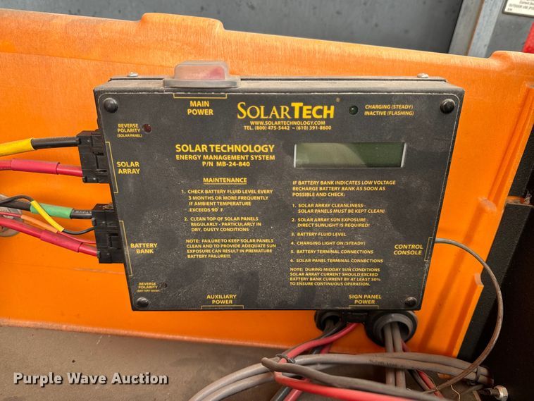 image for item OJ9603 2014 SolarTech Silent Messenger message board trailer