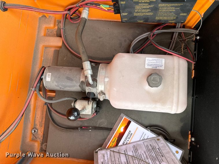 image for item OJ9603 2014 SolarTech Silent Messenger message board trailer