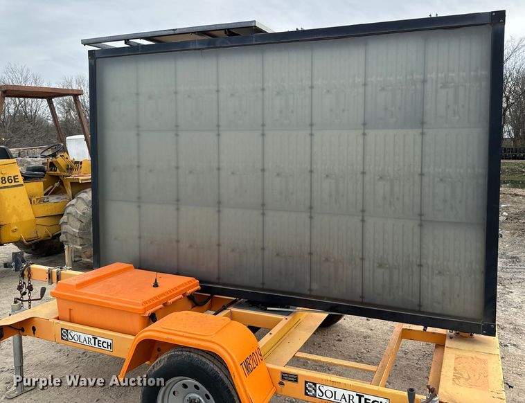 image for item OJ9603 2014 SolarTech Silent Messenger message board trailer