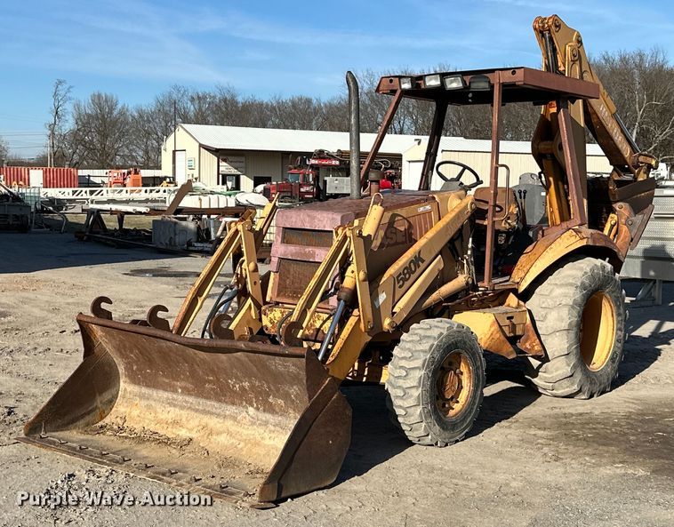 image for item OM9831 1989 Case 580K backhoe