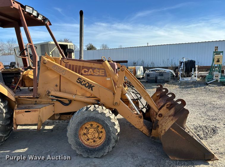 image for item OM9831 1989 Case 580K backhoe